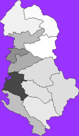 Albania elevation map