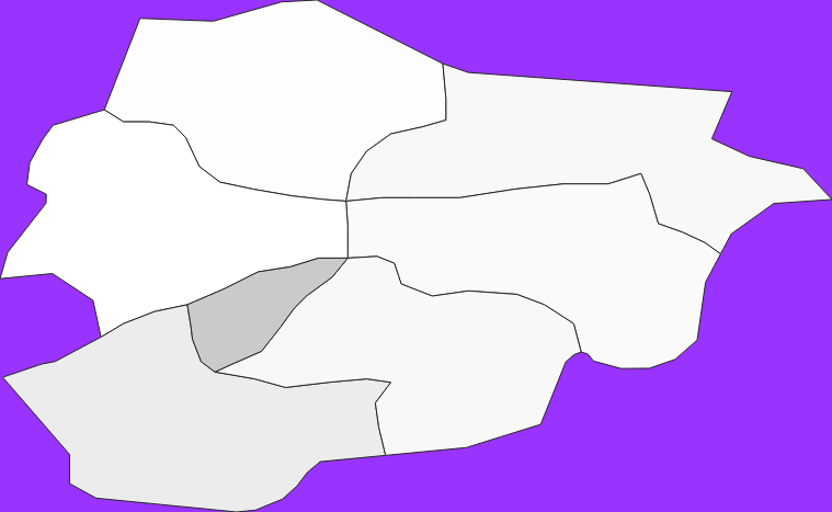 Andorra elevation map