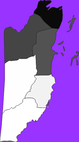 Belize elevation map