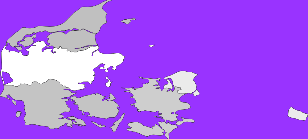 Denmark elevation map