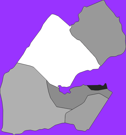 Djibouti elevation map