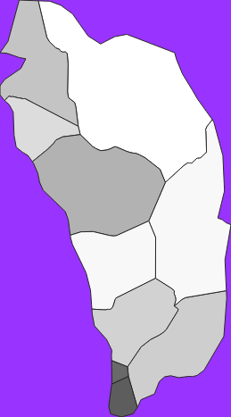 Dominica elevation map