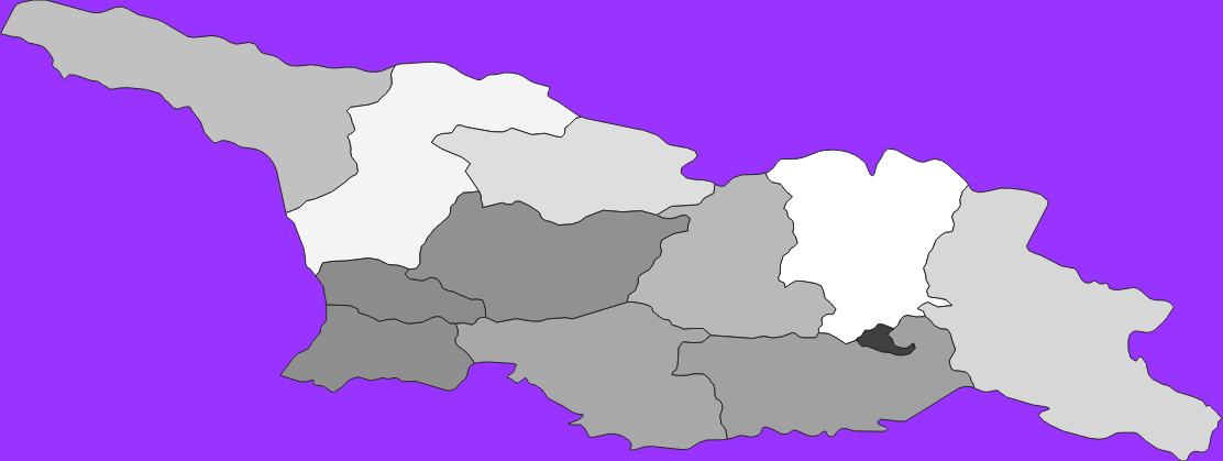 Georgia elevation map