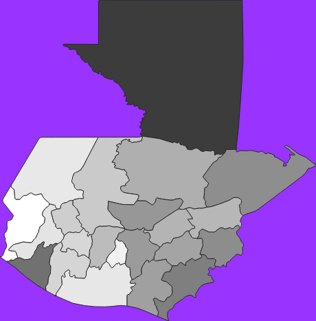 Guatemala elevation map
