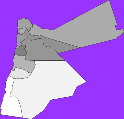 Jordan elevation map