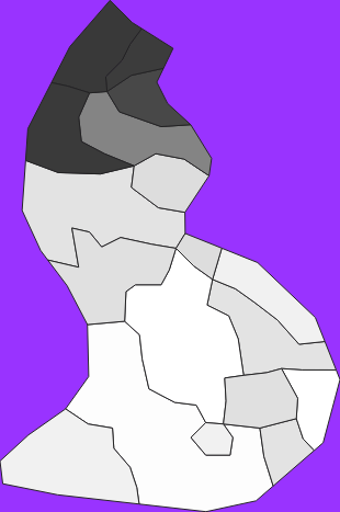 Liechtenstein elevation map