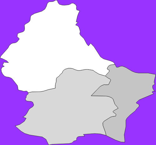 Luxembourg elevation map