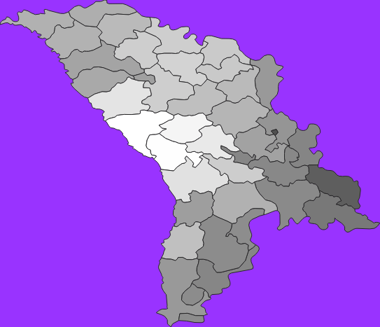 Moldova elevation map