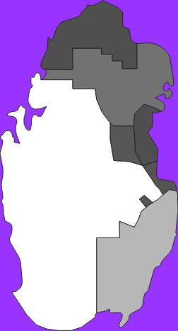 Qatar elevation map