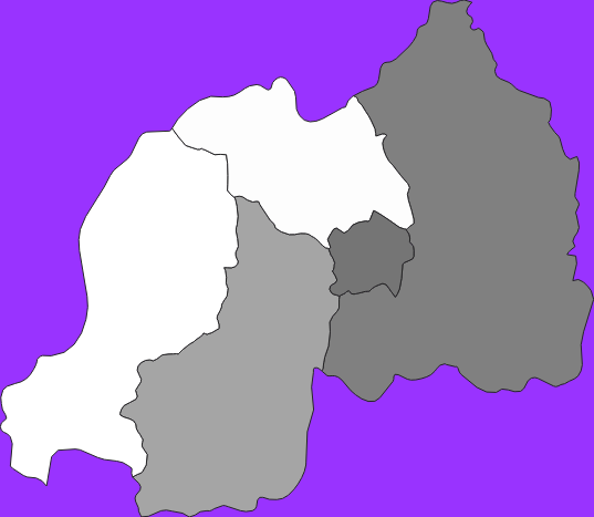 Rwanda elevation map