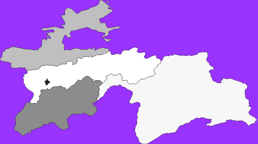 Tajikistan elevation map