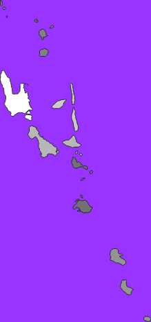 Vanuatu elevation map