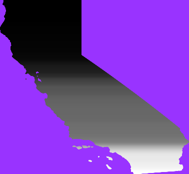 Equal population map of California