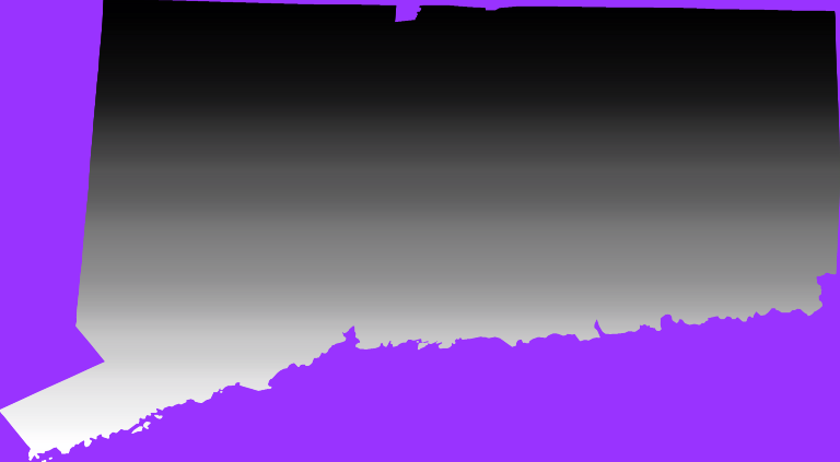 Equal population map of Connecticut